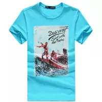 graffiti dsquared2 short t-shirt surf wave